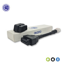 Load image into Gallery viewer, GaragePro OBD Scanner with Yamaha connector cable and packaging. Compatible with Android, iOS, and Bluetooth for Yamaha motorcycles.